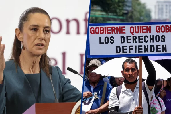 Sheinbaum se ‘lanza’ contra la CNTE: ‘¿Qué tienen que ver sus demandas con el boicot a la elección judicial?’